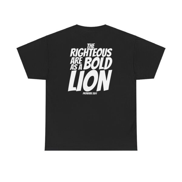 Bold as a Lion: Men's Shirt – Inspired by Proverbs 28:1 - Image 13