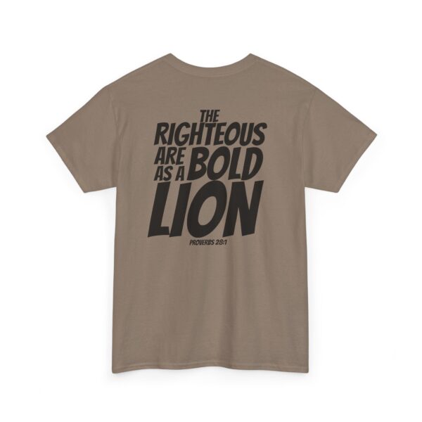 Bold as a Lion: Men's Shirt – Inspired by Proverbs 28:1 - Image 30