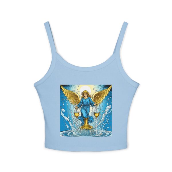 Golden Angel: Women's Spaghetti Strap Tank Top - Image 6