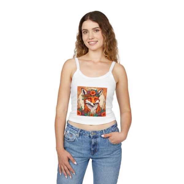 Fab' Fox: Women's Spaghetti Strap Tank Top - Image 7