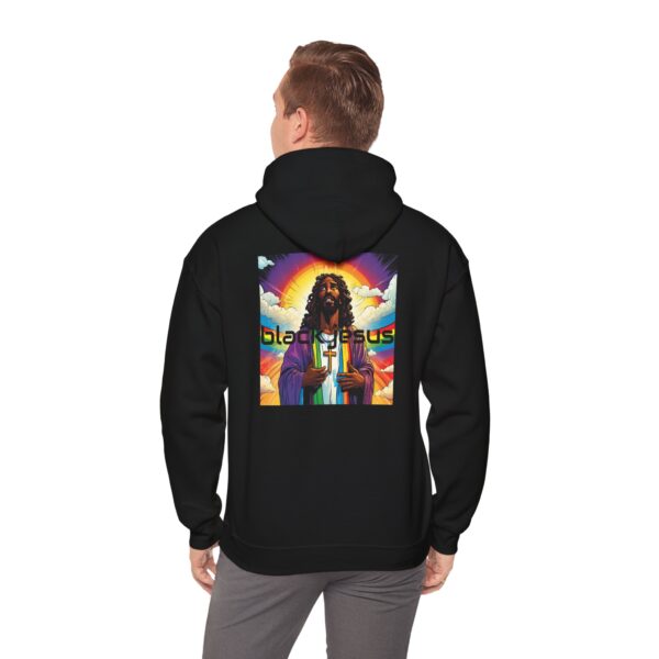 Black Jesus Men's Black Hoodie - Image 6