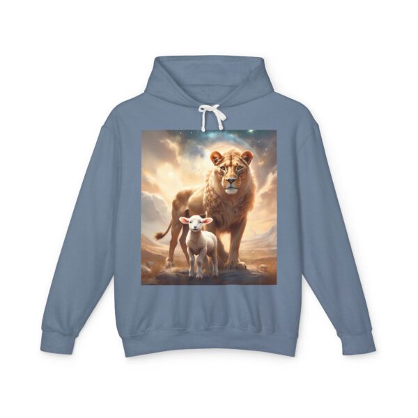 Lioness and Lamb Hoodie – A Cozy, Serene Statement Piece