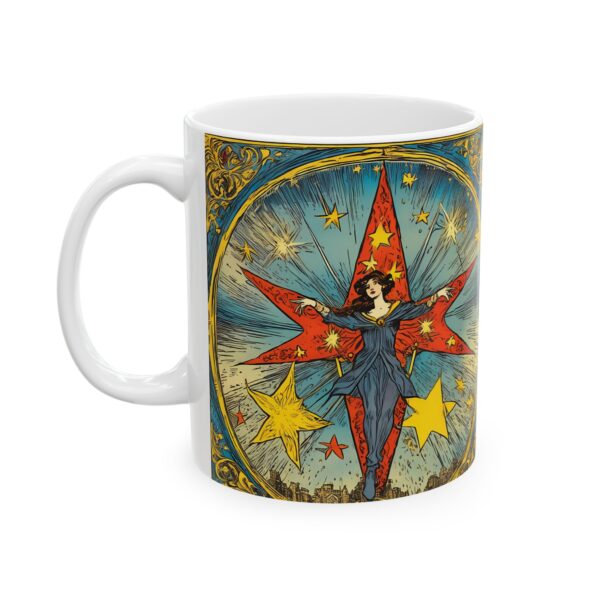 Vintage Star: Mug – A Celestial Touch for Your Morning - Image 2