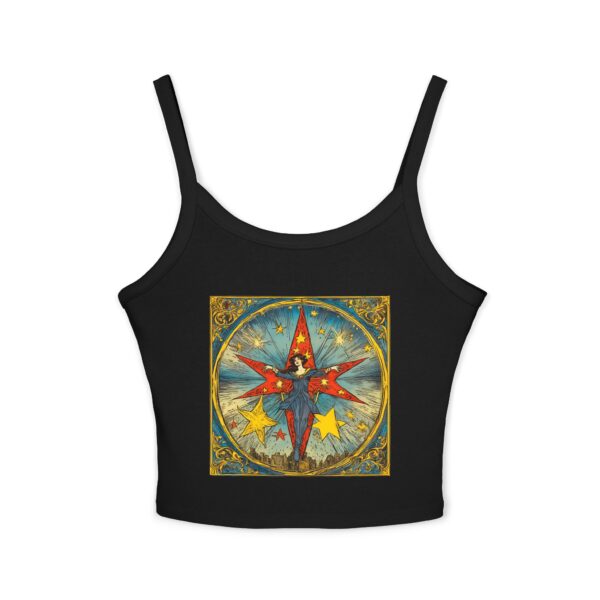 Vintage Star: Women's Spaghetti Strap Tank Top - Image 5