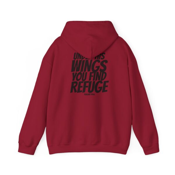 Under His Wings: Men's Sweatshirt – Inspired by Psalm 91:4 - Image 2