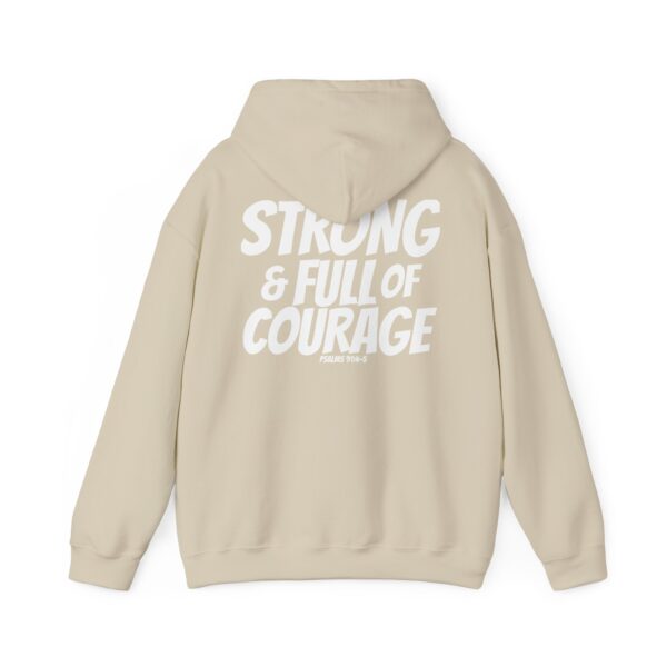 Strong and Full of Courage Men's Sweatshirt – Inspired by Joshua 1:9 - Image 16