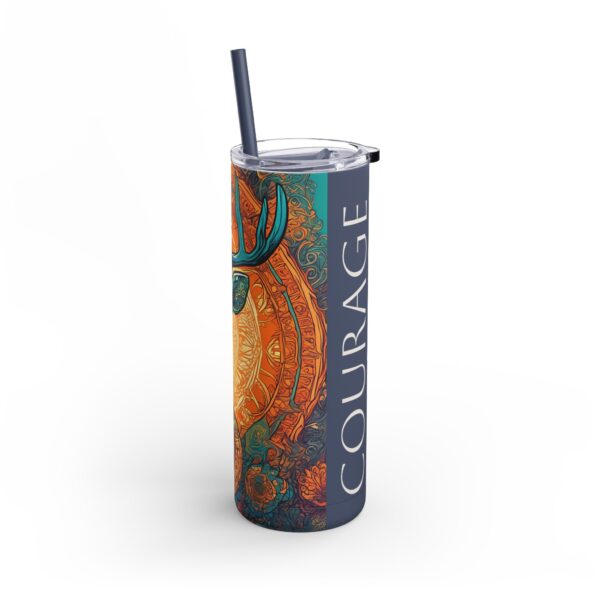 Strong and Full of Courage: Tumbler - Image 4