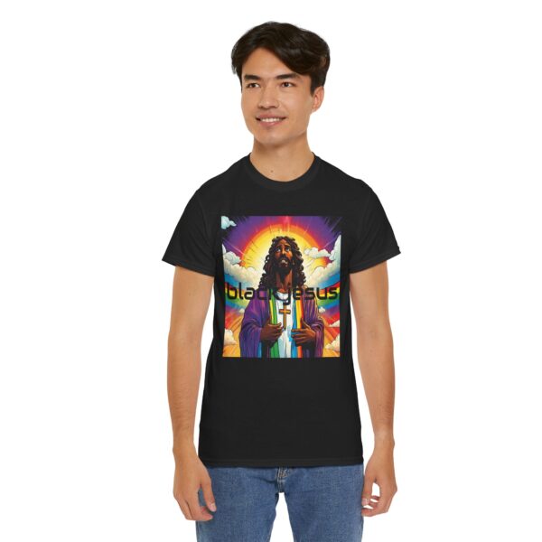 Black Jesus Men's T-Shirt - Image 4