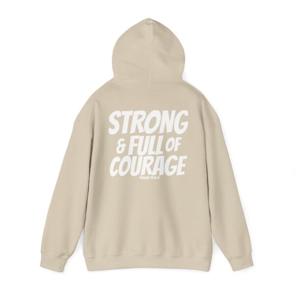 Strong and Full of Courage Men's Sweatshirt – Inspired by Joshua 1:9 - Image 17