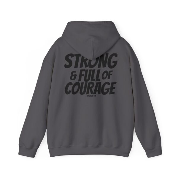 Strong and Full of Courage Men's Sweatshirt – Inspired by Joshua 1:9 - Image 34