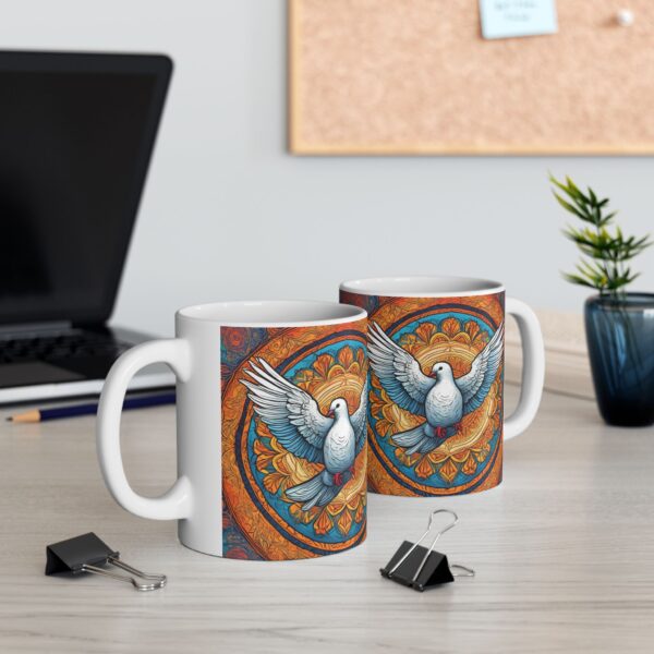 Mom’s Love Dove Mug – A Peaceful Sip of Comfort - Image 6