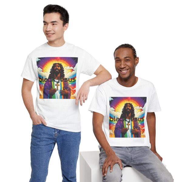 Black Jesus Men's T-Shirt - Image 8