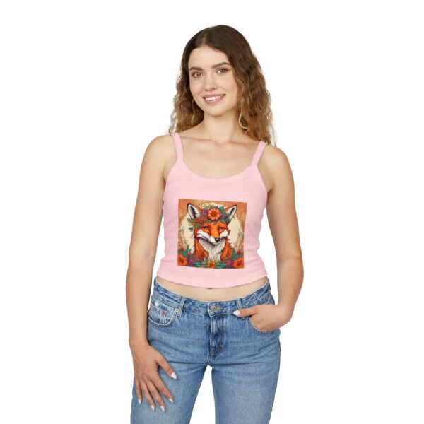 Fab' Fox: Women's Spaghetti Strap Tank Top - Image 15