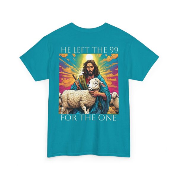 He Left the 99: Men's T-Shirt - Image 4