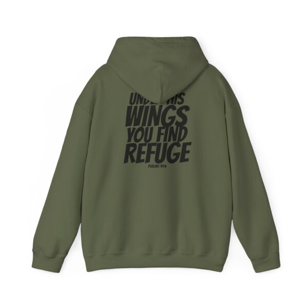 Under His Wings: Men's Sweatshirt – Inspired by Psalm 91:4 - Image 24