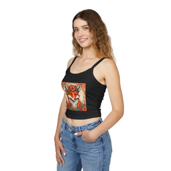 Fab' Fox: Women's Spaghetti Strap Tank Top - Image 4