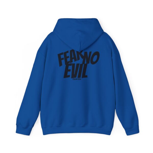 Fear No Evil Men's Sweatshirt – Inspired by Psalm 23:4 - Image 2