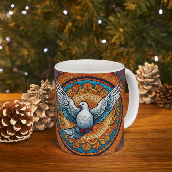 Mom’s Love Dove Mug – A Peaceful Sip of Comfort