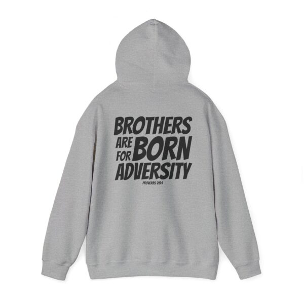 Brothers Are Born for Adversity: Men's Sweatshirt – Inspired by Proverbs 17:17 - Image 9