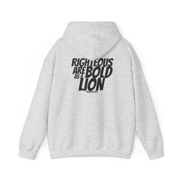 Bold As A Lion: Men's Sweatshirt – Inspired by Proverbs 28:1 - Image 26