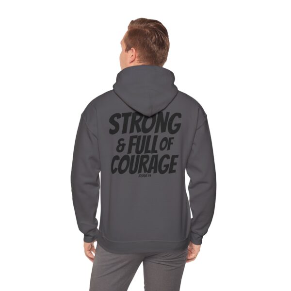 Strong and Full of Courage Men's Sweatshirt – Inspired by Joshua 1:9 - Image 38