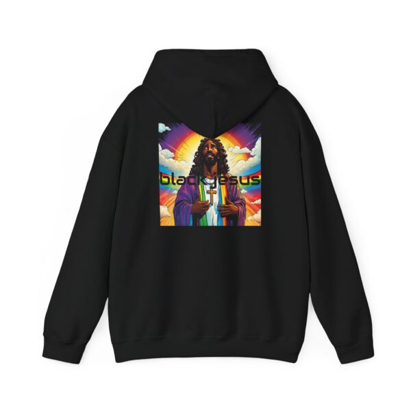 Black Jesus Men's Black Hoodie - Image 3