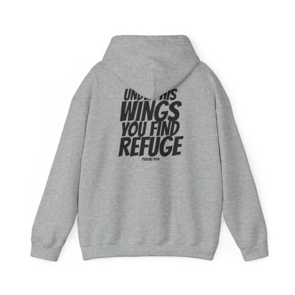 Under His Wings: Men's Sweatshirt – Inspired by Psalm 91:4 - Image 6